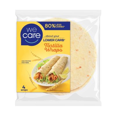We Care Lower carb tortilla wrap