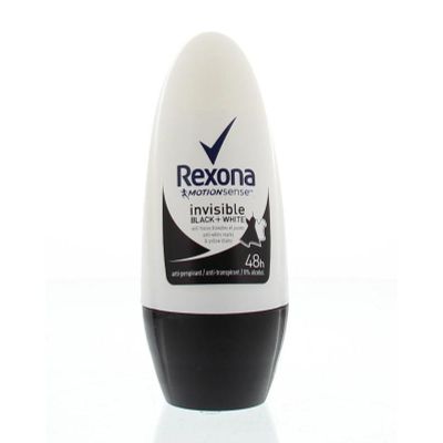 Rexona Deodorant roller invisible black & white