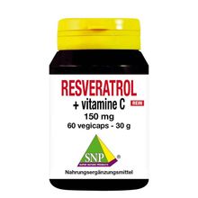 Foto van SNP Resveratrol + vitamine C 150mg puur