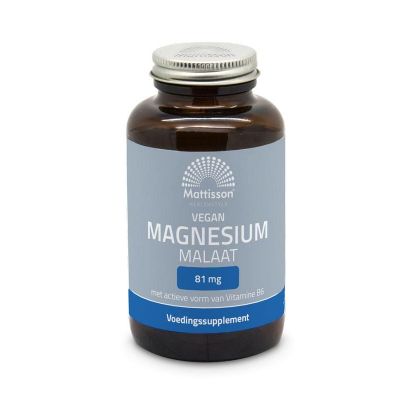 Mattisson Magnesium malaat 90 capsules - Mineralen enkel