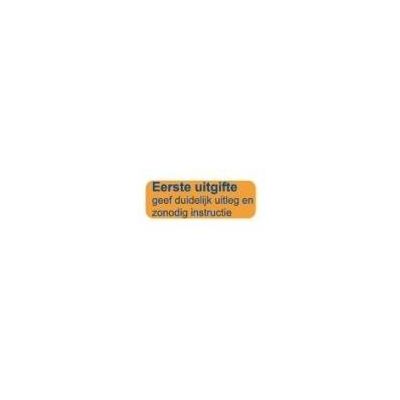 Strooketiket eerste uitgifte 30 x 10 mm 1000 stuks - 