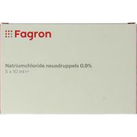 Natriumchloride neusdruppels 0.9% 10 ml
