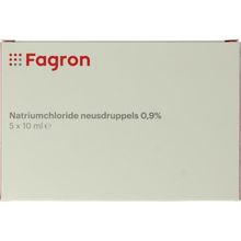 Foto van Natriumchloride neusdruppels 0.9% 10 ml