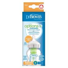 Foto van Dr Brown's Options+ brede halsfles 150 ml