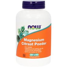 Foto van NOW Magnesium citraat poeder