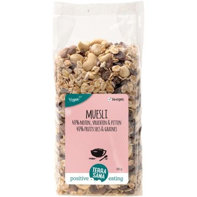 Terrasana Muesli 40% noten & vruchten & zaden