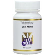 Foto van Vital Cell Life Zink amino 15 mg