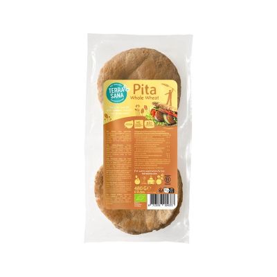 Terrasana Pitabrood volkoren bio Terrasana Pitabrood volkoren bio 480 gram - Voeding