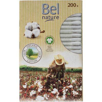 Bel Nature Wattenstaafjes 200 stuks - Wattenstaafjes