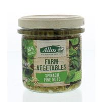 Allos Farm vegetables spinazie & pijnboompitten