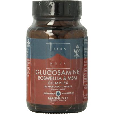Terranova Glucosamine boswellia & MSM complex 50 Vegetarische capsules - Glucosaminen chondroitine MSM