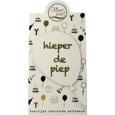 Voor Jou! Cadeau doos hieperdepiep 2 100 gram - Snoep en chocola