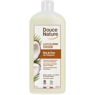 Douce Nature Douchegel exotisch zacht kokos 1 liter - Bad/douche