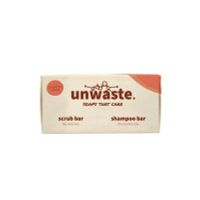 Unwaste Duopack coffee scrub shampoo bar