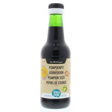 Foto van Terrasana Raw pompoenpit olie in glas