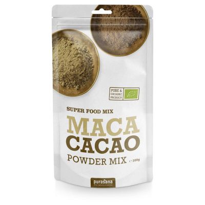 Foto van Purasana Maca & cacao poedermix bio