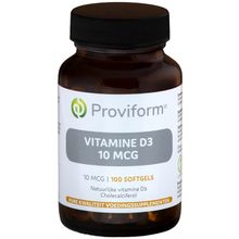 Foto van Proviform Vitamine D3 10 mcg