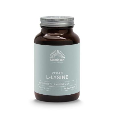 Mattisson L-Lysine+ met vitamine C 90 vegicaps - Aminozuren