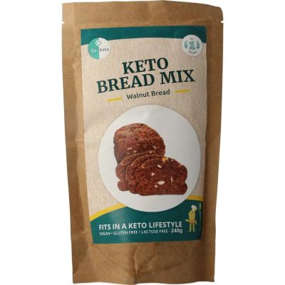 Go-Keto Broodbakmix walnoot brood