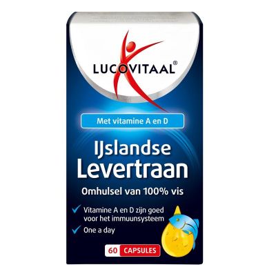 Lucovitaal Levertraan Ijslands Lucovitaal Levertraan Ijslands 60 capsules - Vetzuren
