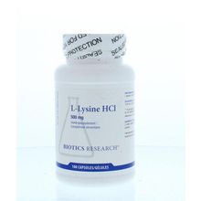 Foto van Biotics L-Lysine 500 mg