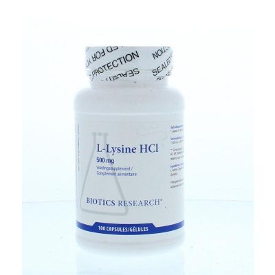 Biotics L-Lysine 500 mg