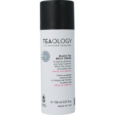 Teaology Black tea flat belly cream 150 Milliliter - Bodycreme/gel/lotion