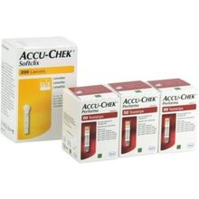 Foto van Accu Chek Performa 3x50 strips en 200 Softclix lancetten
