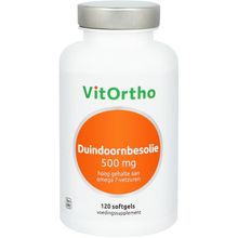 Foto van Vitortho Duindoornbesolie 500mg