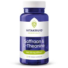 Foto van Vitakruid Saffraan 28 mg (Affron) & L-Theanine