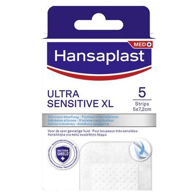 Hansaplast Pleisters ultra sensitive XL