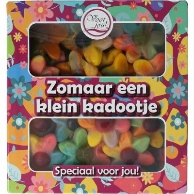 Voor Jou! Zomaar een klein kadootje Voor Jou! Zomaar een klein kadootje 149 Gram - Snoepgoed