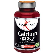 Foto van Lucovitaal Calcium 500mg + D3 20mcg