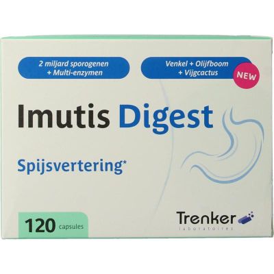 Trenker Imutis digest Trenker Imutis digest 120 capsules - Overige vitaminen/mineralen