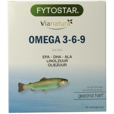 Fytostar fystost vianatura omega 3-6-9 80 capsules - Vetzuren