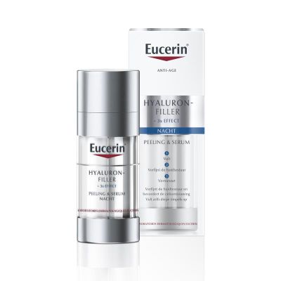 Eucerin Hyaluron filler nacht peeling 30 Milliliter - Nachtcreme