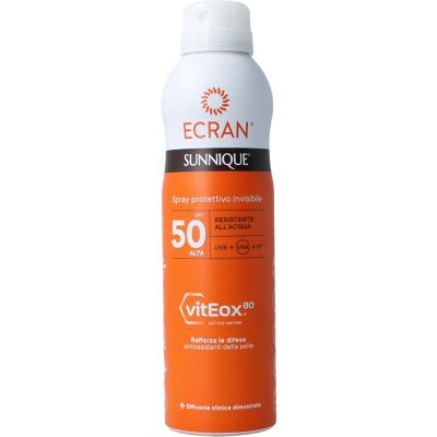 Foto van Ecran Sunique invisible spray SPF50