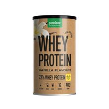Purasana whey proteine 73% vanille Foto van Purasana whey proteine 73% vanille