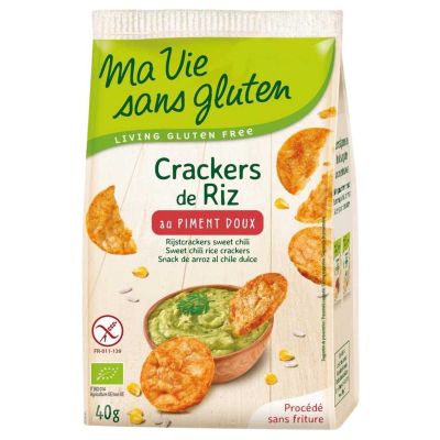 Ma Vie Sans Rijstcrackers sweet chili 40 gram - Crackers
