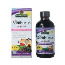Foto van Natures Answer Sambucus kids vlierbessen extract 4000 mg