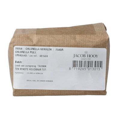 Jacob Hooy Chlorella gemalen 250 gram - Kruiden