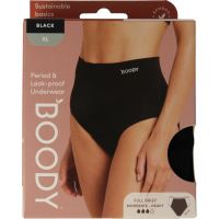 Boody Menstruatie ondergoed zwart normaal maat XL