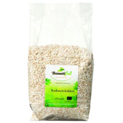 Bountiful Boekweit vlokken glutenvrij Bountiful Boekweit vlokken glutenvrij 500 gram - Overig reform/levensmiddelen