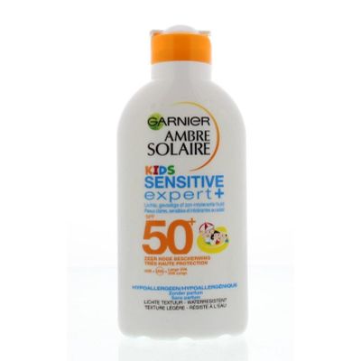 Garnier Ambre solaire kids milk factor SPF50+ 200 ml - In de zon