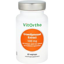Foto van Vitortho Groenlipmossel extract 500 mg