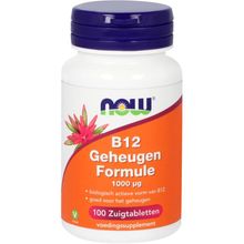 Foto van NOW Vitamine B12 geheugenformule 1000 mcg