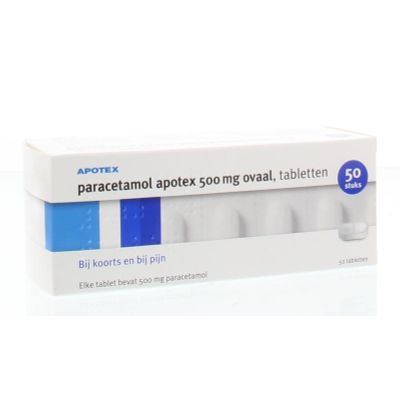 Paracetamol 500 mg oval