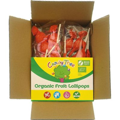 Candy Tree Aardbeiknotsen navul bio 42 stuks - Snoepgoed suikervrij