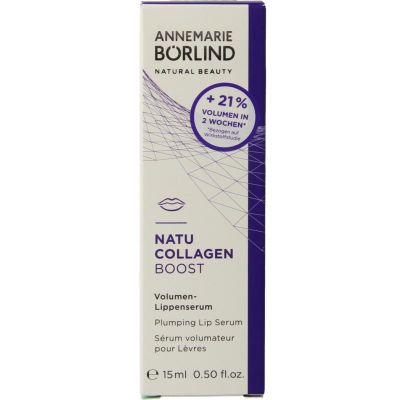 Foto van Borlind Natu collagen boost plum lip serum