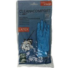 Foto van Clean-Comfort Huishoudhandschoen blauw maat XL